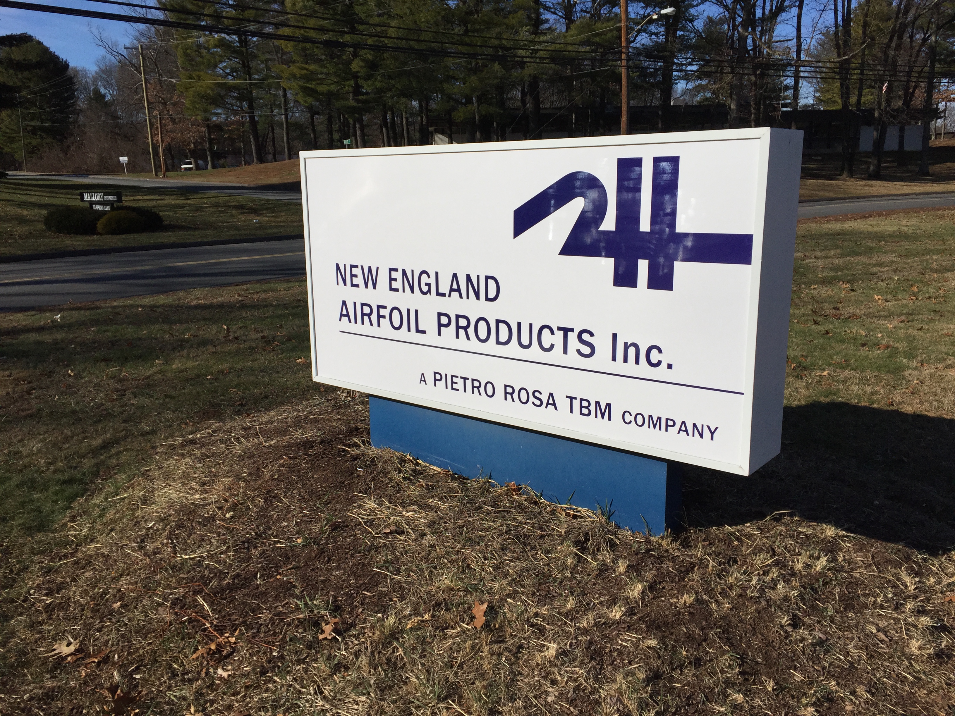 New England Airfoil Products Inc. Monument & Yard Signs